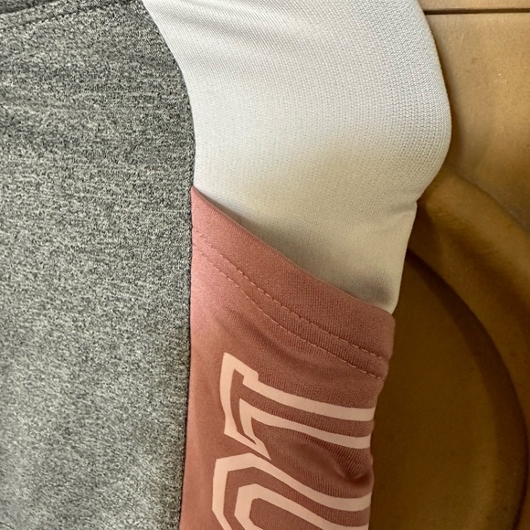 Roma Concept Shorts grey and pink & white side pockets sz Medium guc has LOVE - Picture 4 of 9